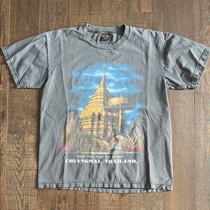 Vintage faded and distressed Thailand t shirt